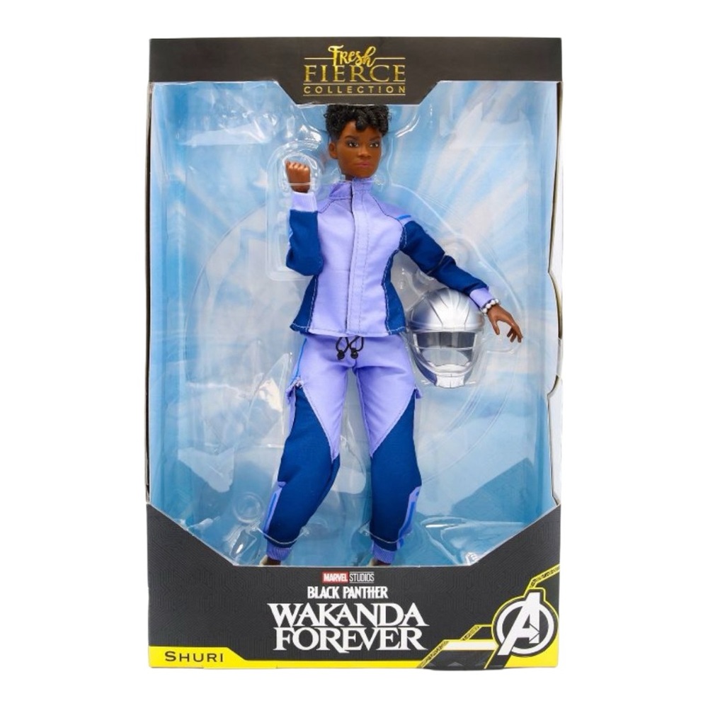 Marvel Black Panther Wakanda Forever Shuri Fashion Doll
